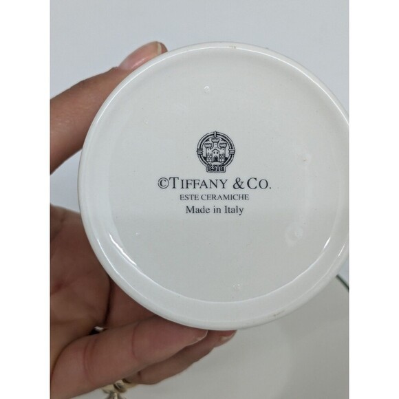 Rare Tiffany & Co. Este Ceramiche Hand Painted Large Fruit Design Honey/Jam Jar - Picture 9 of 11